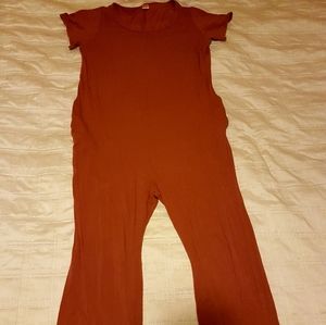 Smash & Tess Rust coloured Jumpsuit LG